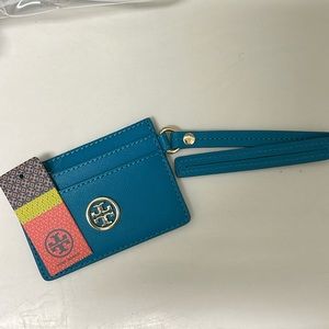 Tory Burch card case - electric eel